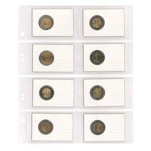 Insert sheets - 8 compartment(s): 93 x 56 mm - Multi Collect (1364) - Transparent - 4 Rings