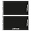 Feuilles de pochettes - 2 compartiment(s): 230 x 130 mm - Multi Collect (1384) - Noir - 4 Anneaux