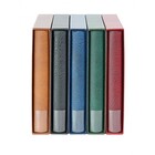 Album Rondo Compact (1400), incl. boite de protection et sans feuilles - Bleu - 4 Anneaux - Dim: 235 x 270 x 40 mm ■ par jeu