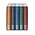 Album Rondo Compact (1400), incl. slipcase and without sheets - Blue - 4 Rings - Dim: 235 x 270 x 40 ■ per set
