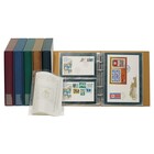 Album Rondo Compact (1400), incl. boite de protection et sans feuilles - Vert - 4 Anneaux - Dim: 235 x 270 x 40 mm ■ par jeu