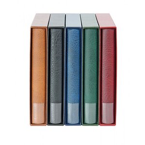 Album Rondo Compact (1400), incl. slipcase and without sheets - Black - 4 Rings - Dim: 235 x 270 x 40 mm