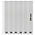 Insteekblad, incl. Tussenblad (Zwart) - 6 vaks indeling: 36 x 290 mm - Transparant - 18 Rings ■ per stuk