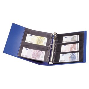 Album Uniplate (Standard), excl. feuilles et sans boite de protection - Bleu - 3 Anneaux - Dim: 270 x 295 x 65 mm