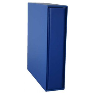 Album Uniplate (Standard), inkl. Schutzkassette und ohne Blätter - Blau - 3 Ringe - Abm: 270 x 295 x 65 mm