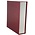 Cassette Uniplate (Luxus) - Wijnrood - 3 Rings - Afm: 270 x 295 x 65 ■ per stuk