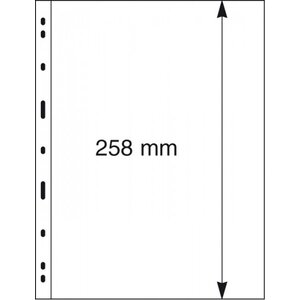Insert sheets - 1 compartment(s): 197 x 258 mm - Uniplate (071) - Black - 3 Rings