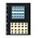 Einsteckblätter - 2 er Einteilung: 197 x 128 mm - Uniplate (072) - Schwarz - 3 Ringe ■ pro 5 Stück