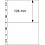 Insert sheets - 2 compartment(s): 197 x 128 mm - Uniplate (072) - Black - 3 Rings