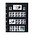 Insteekbladen - 4 vaks indeling: 197 x 63 mm - Uniplate (074) - Zwart - 3 Rings ■ per 5 stuks