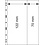 Insteekbladen - 2 vaks indeling: 70/122 x 258 mm - Uniplate (082) -  - Transparant - 3 Rings