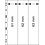 Feuilles de pochettes - 3 compartiment(s): 62 x 258 mm - Uniplate (083) - Transparent - 3 Anneaux