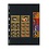 Insert sheets - 3 compartment(s): 62 x 258 mm - Uniplate (063) - Black - 3 Rings