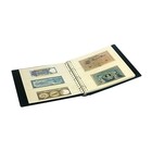 Album SRS, incl. 20 Transparante bladen (10 x 830, 10 x 831) met 20 tussenbladen (Champagne) - Zwart - 4 Rings - Afm: 305 x 317 x 50 mm ■ per set