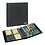 Album SRS, incl. 20 Transparante bladen (10 x 830, 10 x 831) en cassette - Zwart - 4 Rings - Afm: 305 x 317 x 50 mm