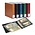 Album Publica  M (3532BN), incl. 20 feuilles Multi Collect (MU1404), inserts (Noir) et boîte de protection - Rouge vin - 4 Anneaux - Dim: 245 x 270 x 60 mm ■ par jeu