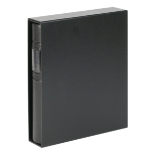 Album Classic (1103Y), incl. boite de protection et sans feuilles - Noir - 13 Anneaux - Dim: 200 x 235 x 40 mm