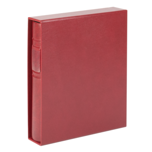Album Classic (1103Y), incl. boite de protection et sans feuilles - Rouge vin - 13 Anneaux - Dim: 200 x 235 x 40 mm