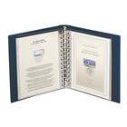 Album Classic (1103Y), incl. 20 Transparante bladen (819) - Blauw - 13 Rings - Afm: 200 x 235 x 40 mm ■ per set