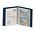 Album Classic (1103Y), incl. 20 Transparante bladen (811) - Blauw - 13 Rings - Afm: 200 x 235 x 40 mm ■ per set