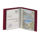 Album Classic (1103Y), incl. 20 Transparante bladen (811) - Wijnrood - 13 Rings - Afm: 200 x 235 x 40 mm ■ per set