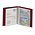 Album Classic (1103Y), incl. 20 Transparante bladen (811) - Wijnrood - 13 Rings - Afm: 200 x 235 x 40 mm ■ per set