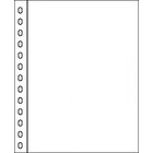 Feuilles de pochettes - 1 compartiment(s): 155 x 220 mm - Classic - Transparent - 4 Anneaux ■ par 10 pcs.