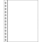 Insert sheets - 1 compartment(s): 155 x 220 mm - Classic - Transparent - 4 Rings ■ per 10 pcs.