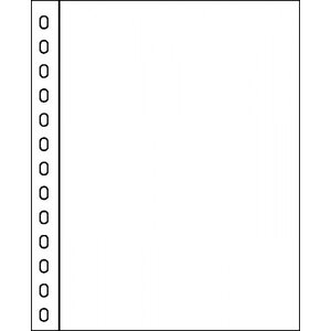 Insert sheets - 1 compartment(s): 155 x 220 mm - Classic - Transparent - 4 Rings