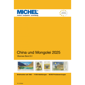 Michel cataloque Territoires d'outre-mer partie UK. 9.1 Chine