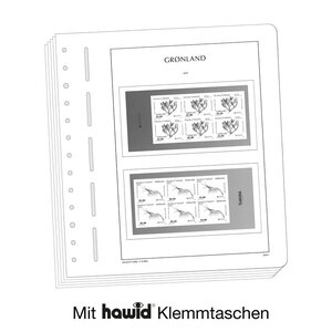 Nachtrag Jahr: 2024 - Grönland (HS) - Blätter für Markenheftchen - Leuchtturm (13 Ringe)