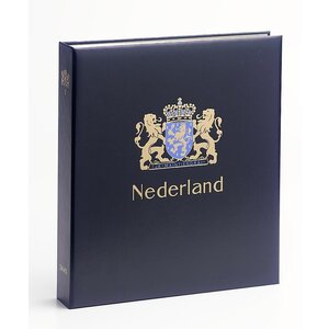 Album -   Nederland - Deel XI - type DeLuxe - incl. cassette en zonder bladen - Blauw - Davo (2 Gats)