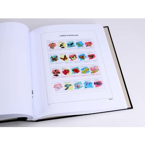 Nachtrag Jahr: 2022 - Karibik Niederlande - Typ: DeLuxe - Blätter für Basisalbum, N°: 2022 B1-B6 (6 Stk.) - Davo (2 Löcher)