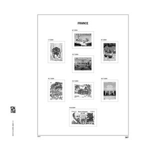 Nachtrag Jahr: 2023 - Frankreich - Typ: DeLuxe - Blätter für Basisalbum, N°: 377-382, B235-245, CN236-142 (26 Stk.) - Davo (2 Löcher)