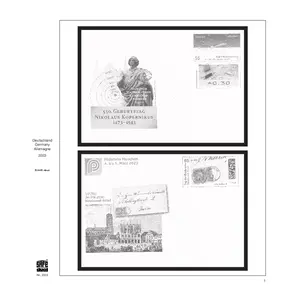 Supplement jaar: 2021 - Duitsland - type: Dual - bladen voor Herdenkings Briefkaarten, N°: 2021.1-5 (5 st.) - Safe (14 Rings)