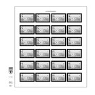 Vordruckblatt, Typ: AS -  N°: 4 - Postemblem - Deutschland - Blatt für Automatenstreifen - Lindner, T-Blanco  (champagnerfarben)