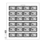 Voordrukblad, type: AS -  N°: 5 - Briefkasten - Duitsland - blad voor Automaten stroken - Lindner, T-Blanco  (champagnekleur)