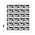 Pre-printed sheet, type: AS -  N°: 7 - Post Tower, Bonn - Germany - sheet for Dispencer strips - Lindner, T-Blanco  (champagne colored)