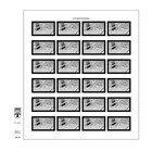 Vordruckblatt, Typ: AS -  N°: 8 - Briefe schreiben - Deutschland - Blatt für Automatenstreifen - Lindner, T-Blanco  (champagnerfarben)