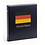Album - Deutschland - Teil  V - Typ DeLuxe - inkl. Schutzkassette und ohne Blätter - Blau - Davo (2 Löcher)