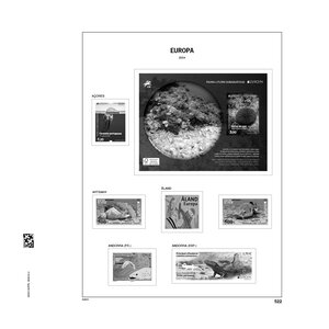 Supplement year: 2023 - Europe, CEPT - type: DeLuxe - sheets for Basic album, N°: 509-520 (12 pcs.) - Davo (2 Holes)