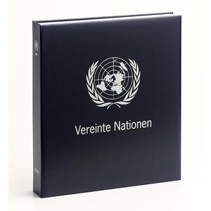 Album - U.N.O. Vienna - Part   III - type DeLuxe - incl. slipcase and without sheets - Blue - Davo (2 Holes)