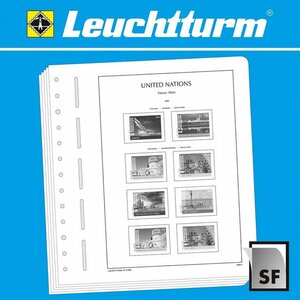 Supplement year: 2024 - U.N.O. Vienna - sheet for Basic album (1 pc.) - Leuchtturm (13 Rings)