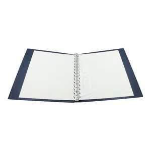 Album Favorit (Basic), excl. bladen en zonder cassette - Blauw - 14 Rings - Afm: 305 x 315 x 50 mm