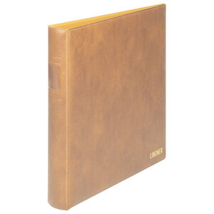 Album Standard (1102Y), excl. feuilles et sans boite de protection - Marron clair - 18 Anneaux - Dim: 305 x 317 x 50 mm
