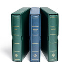 Album - Allemagne - type Perfect DP - incl. boite de protection et sans feuilles - Bleu - Leuchtturm (barre rotative)