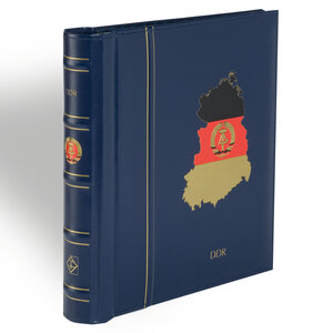 Album - Deutsche Demokratische Republik, Zeitraum 1980-1990 - Typ Perfect DP (Classic) - inkl. Blätter und Schutzkassette - Blau - Leuchtturm ()