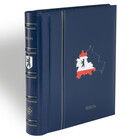 Album - Berlin, Period 1948-1990 - type Perfect DP (Classic) - incl. sheets and slipcase - Blue - Leuchtturm (turn-bar)