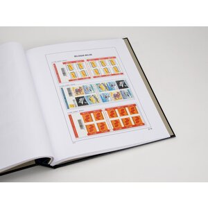 Supplement year: 2010 - Belgium - type: DeLuxe - sheets for Booklets (1c), N°: C25a-c (3 pcs.) - Davo (2 Holes)