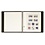 Album Standard (1102Y), excl. feuilles et sans boite de protection - Noir - 18 Anneaux - Dim: 305 x 317 x 50 mm